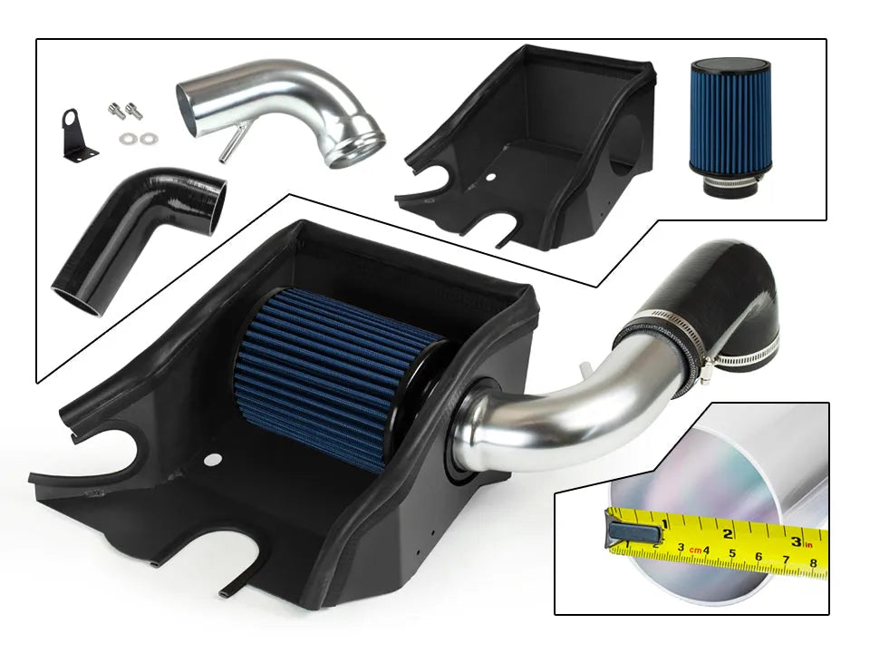 Heat Shield Intake For 13-21 Audi A3 1.2 1.4 / 13-21 VW Golf 1.2 1.4 / 14-21 Passat 1.4 / 15-21 VW Touran 1.2 1.4 HI-VW-03BL