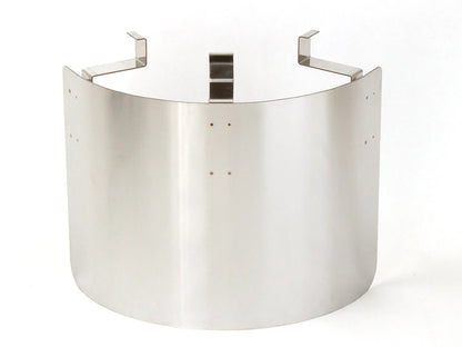 Universal Air Intake Cone Filter Shield Heat Stainless Steel Cover - Chrome | Rtunes Racing | HSHIELD001-SV