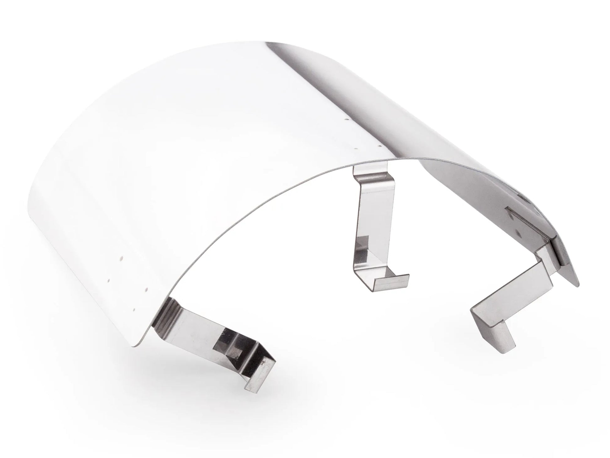 Universal Air Intake Cone Filter Shield Heat Stainless Steel Cover - Chrome
