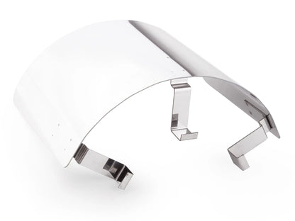 Universal Air Intake Cone Filter Shield Heat Stainless Steel Cover - Chrome