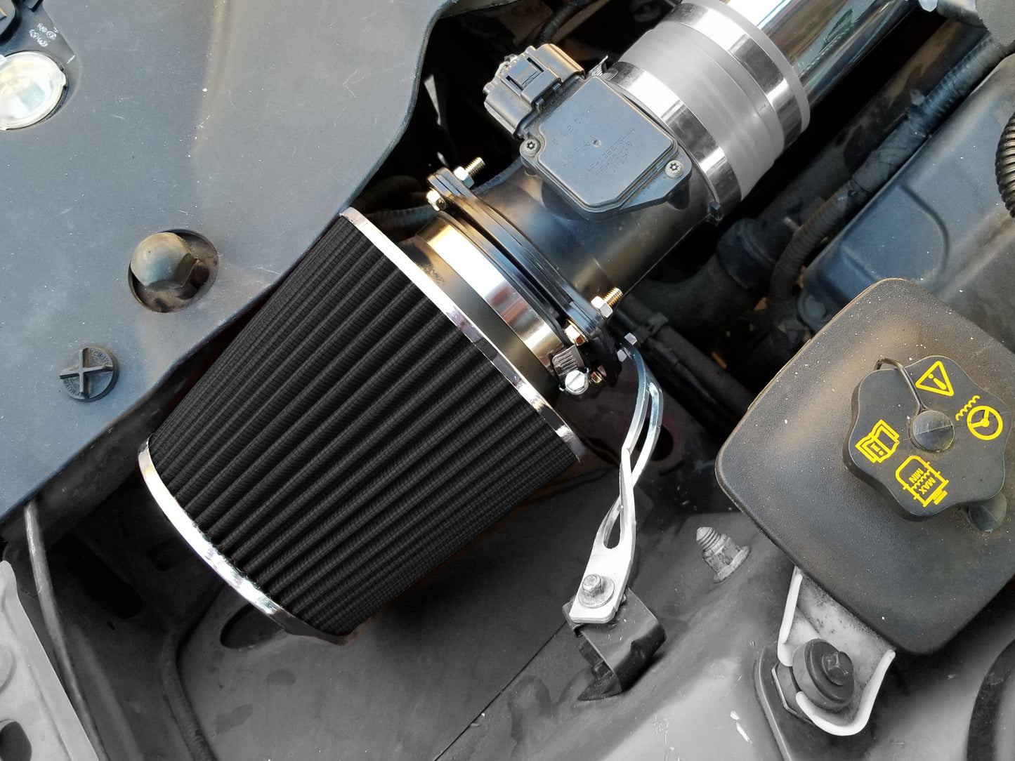 MAF Adapter with Black Filter For 1989-1994 Nissan 240SX S13 2.4L | Rtunes Racing | FAKIT-S13CK