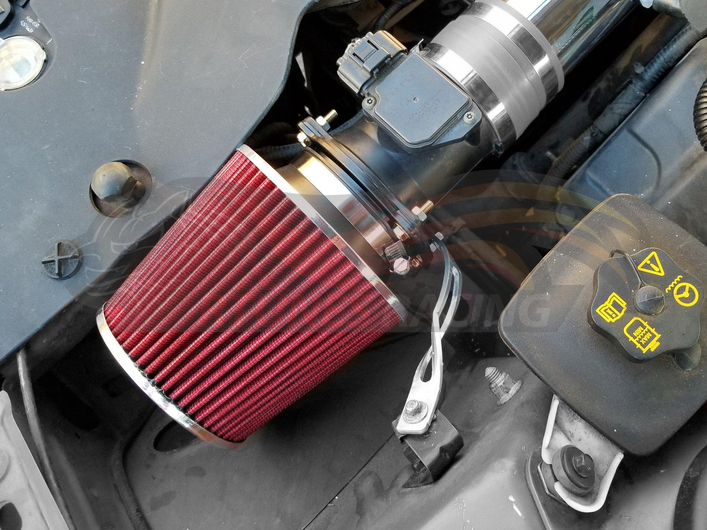 MAF Adapter with Red Filter For 1989-1994 Nissan 240SX S13 2.4L | Rtunes Racing | FAKIT-S13RD