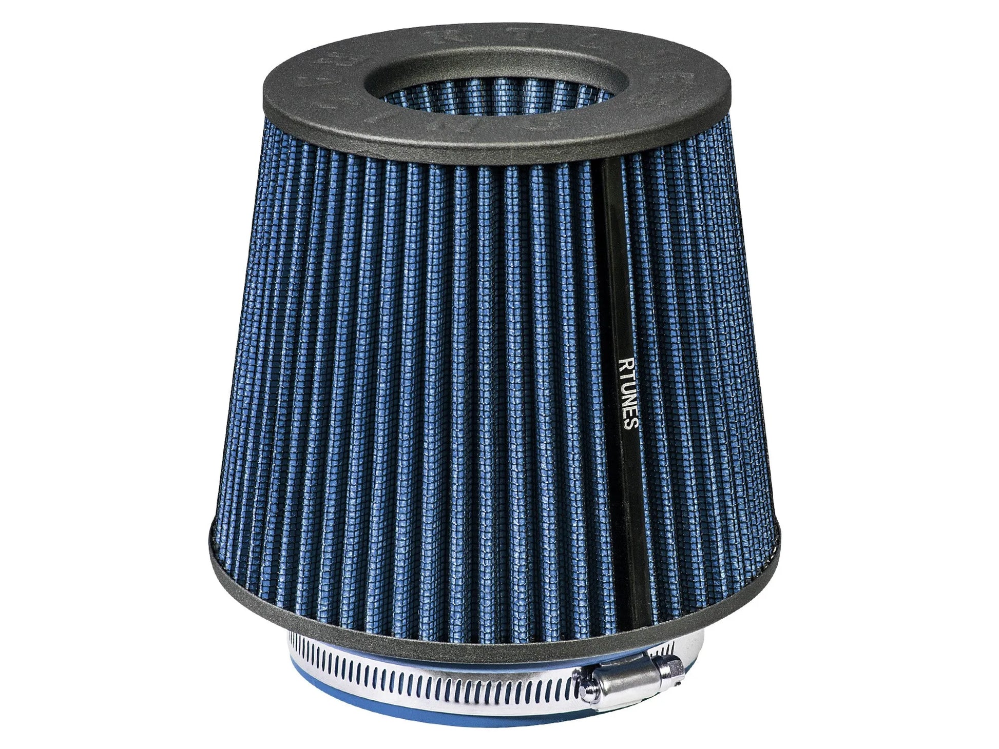 Rtunes BLUE 2.25"-4" 63.5-102 mm Inlet Cone Air Filter RAFB