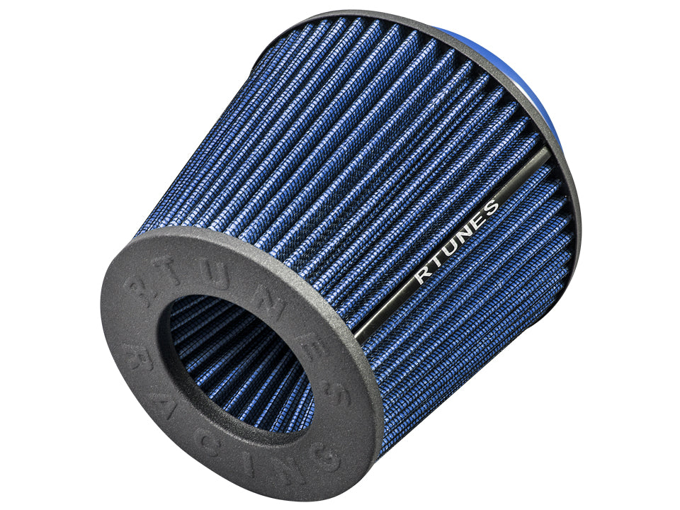 Rtunes Racing Universal Air Intake Cone Filter Cover Heat Shield Stainless Steel Black Cover with Filter | Rtunes Racing | SHIELD-CK-RAFB