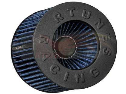 Rtunes BLUE 2.25"-4" 63.5-102 mm Inlet Cone Air Filter | Rtunes Racing | RAFB