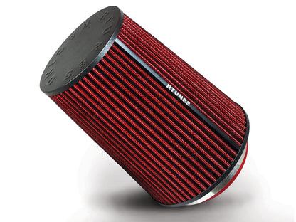 Rtunes RED 4" 102 mm Inlet Truck Cone Air Filter RAFL4R
