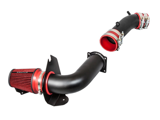 RTUNES RACING BLACK PIPE COLD AIR INTAKE + FILTER Compatible For 99-04 Ford Mustang 3.8L V6