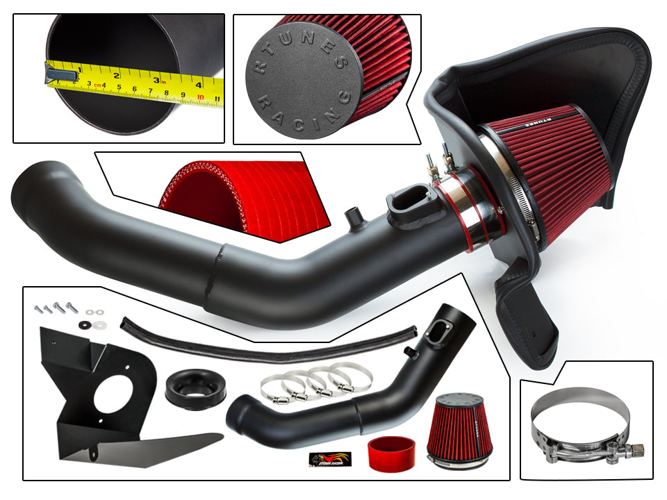 Heat Shield Intake For 12-15 BMW 335I /14-16 435I /13-16 M135I /14-16 M235I /16-18 M2 RHI-BM-02BK