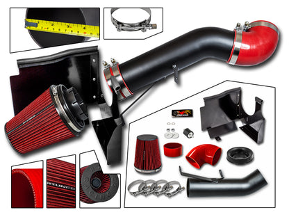 Heat Shield Air Intake Kit For 2007-2008 Avalanche/Tahoe/Yukon 5.3L | Rtunes Racing | RHI-CD-02BK-04