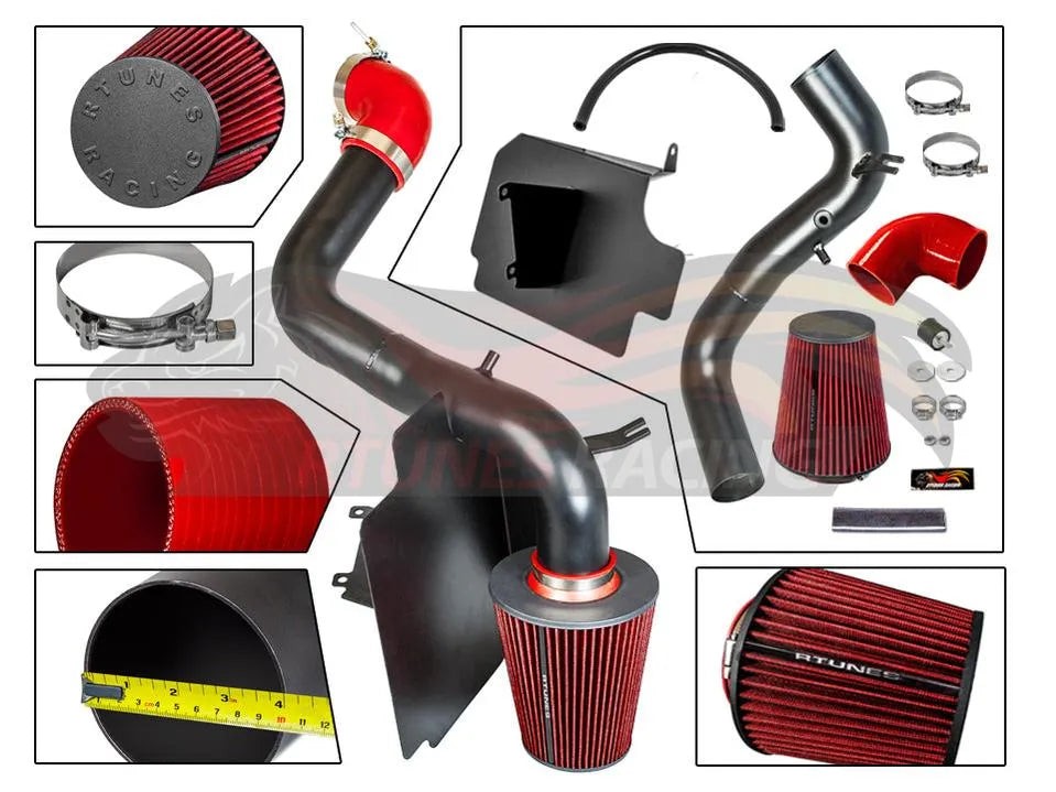Heat Shield Intake For 98-03 Chevy S10 / GMC Sonoma I4 2.2L RHI-CH-02BK