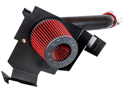 RTUNES RACING BLACK PIPE HEAT SHIELD COLD AIR INTAKE + FILTER Compatible For Dodge 05-08 Magnum / 06-10 Charger / 08-10 Challenger / 05-10 Chrysler 300 3.5L V6