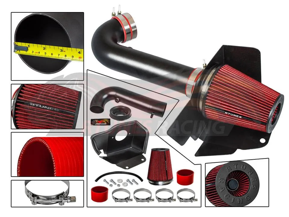 Heat Shield Intake For 11-19 Grand Cherokee/Durango 5.7L V8 RHI-DG-13BK