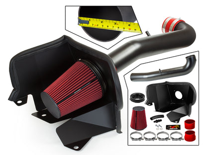 Heat Shield Intake For 19-24 Ram 1500 3.6L V6 (No Classic) RHI-DG-16BK