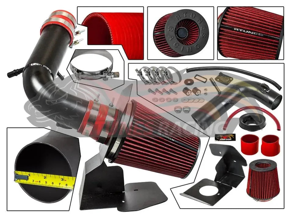 Heat Shield Air Intake Kit For 2011-2019 Ford Explorer 3.5L | Rtunes Racing | RHI-FD-10BK