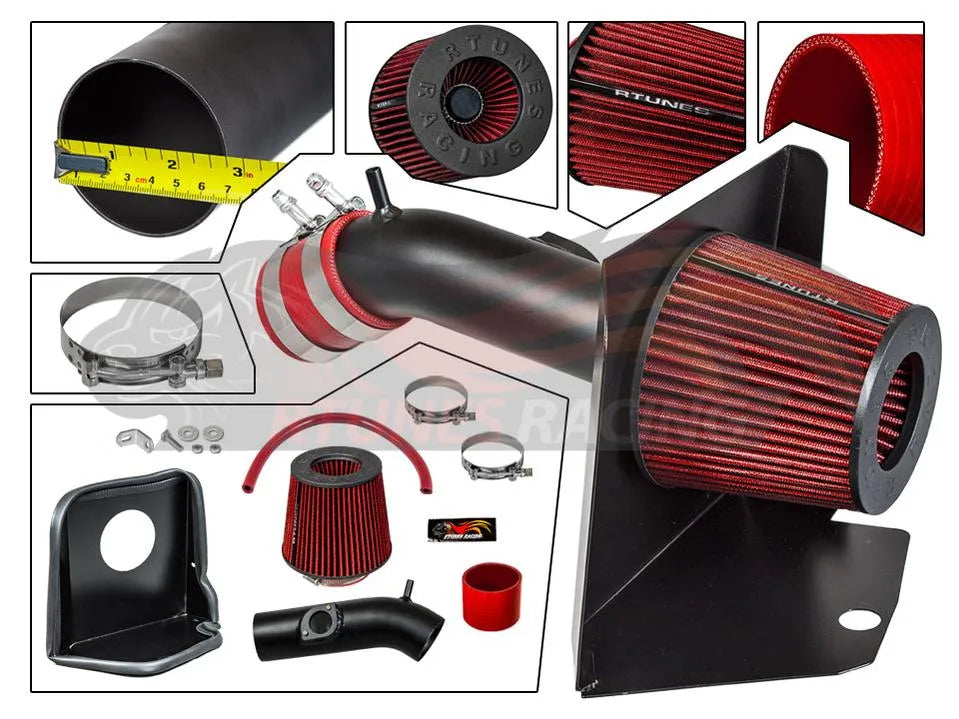 Heat Shield Intake For 14-18 Mazda 3/14-21 Mazda 6 2.5L L4 RHI-MZ-01BK