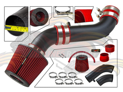 Short Ram Air Intake Kit For 2007-2011 Jeep Wrangler 3.8L V6 | Rtunes Racing | RSI-JP-09BK