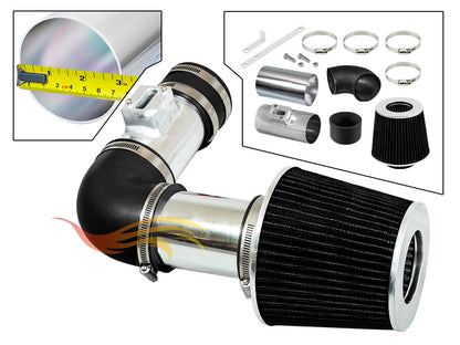 Short Ram Air Intake Kit For Acura RDX - Parts Breakdown Black