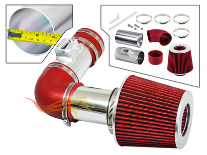 Short Ram Air Intake Kit For Acura RDX - Parts Breakdown Red
