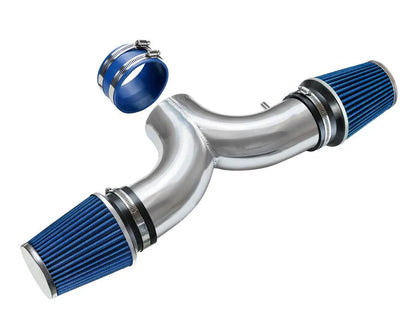 Short Ram Air Intake Kit - Polished Blue 1997-2000