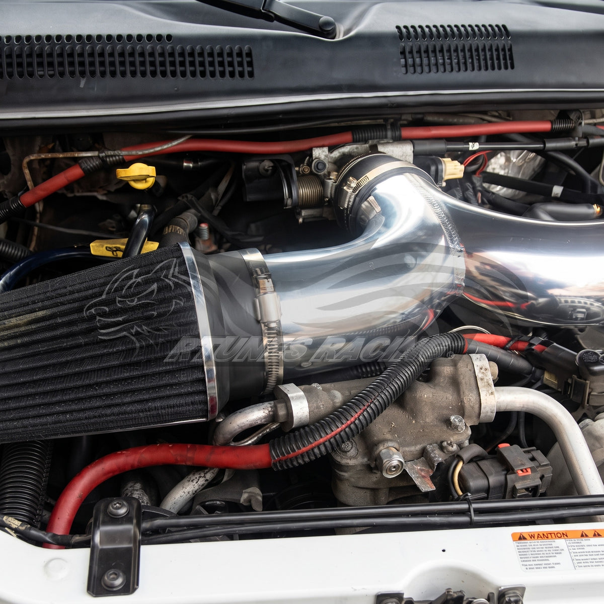 2000-2002 Dodge Dakota/Durango, 1999-2004 Jeep Grand Cherokee 3.7L/4.7L Short Ram Air Intake Kit | Rtunes Racing | SI-DG-04