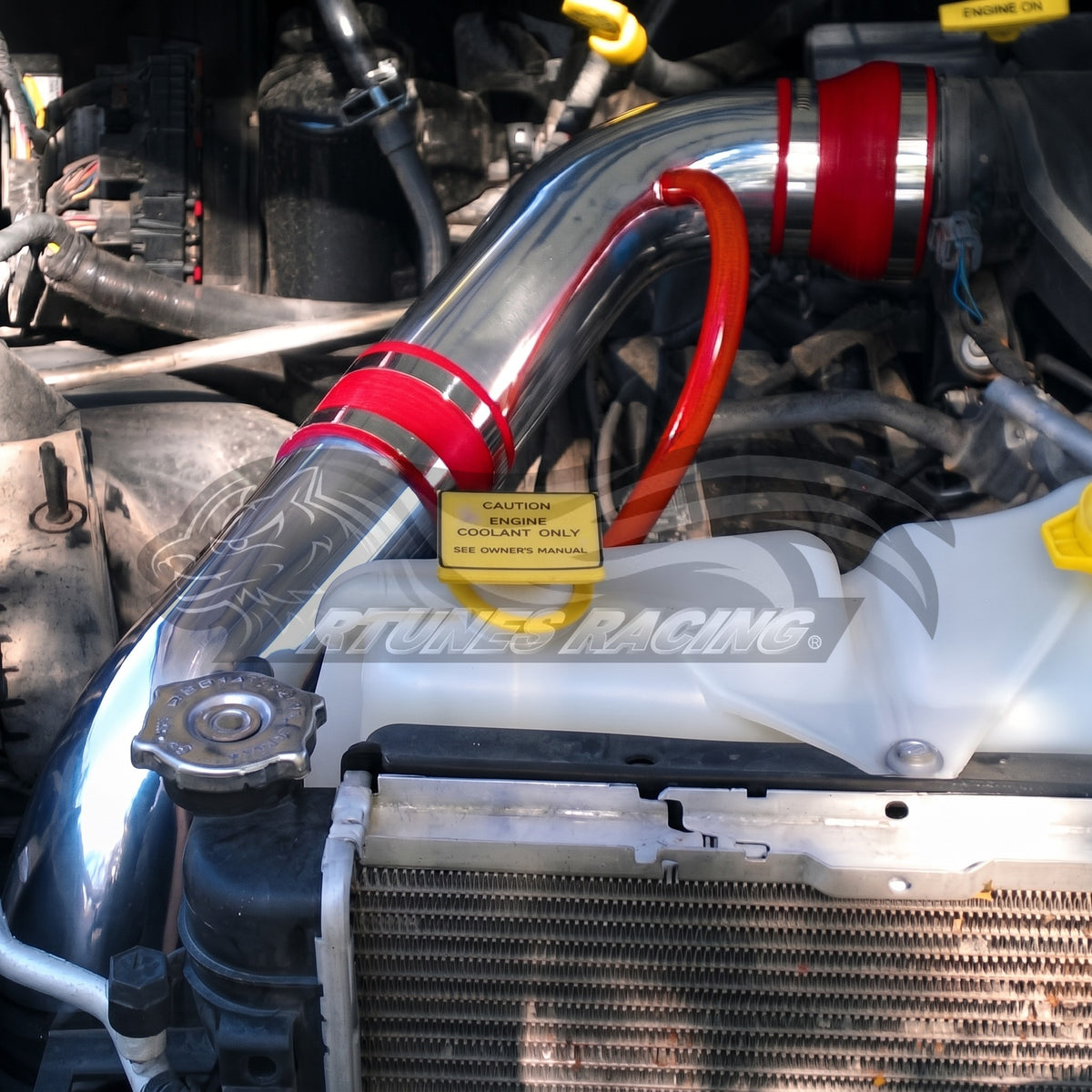 2002-2008 Dodge Ram 1500, 2003-2008 Ram 1500/2500/3500 3.7L/4.7L/5.7L Short Ram Air Intake Kit | Rtunes Racing | SI-DG-06