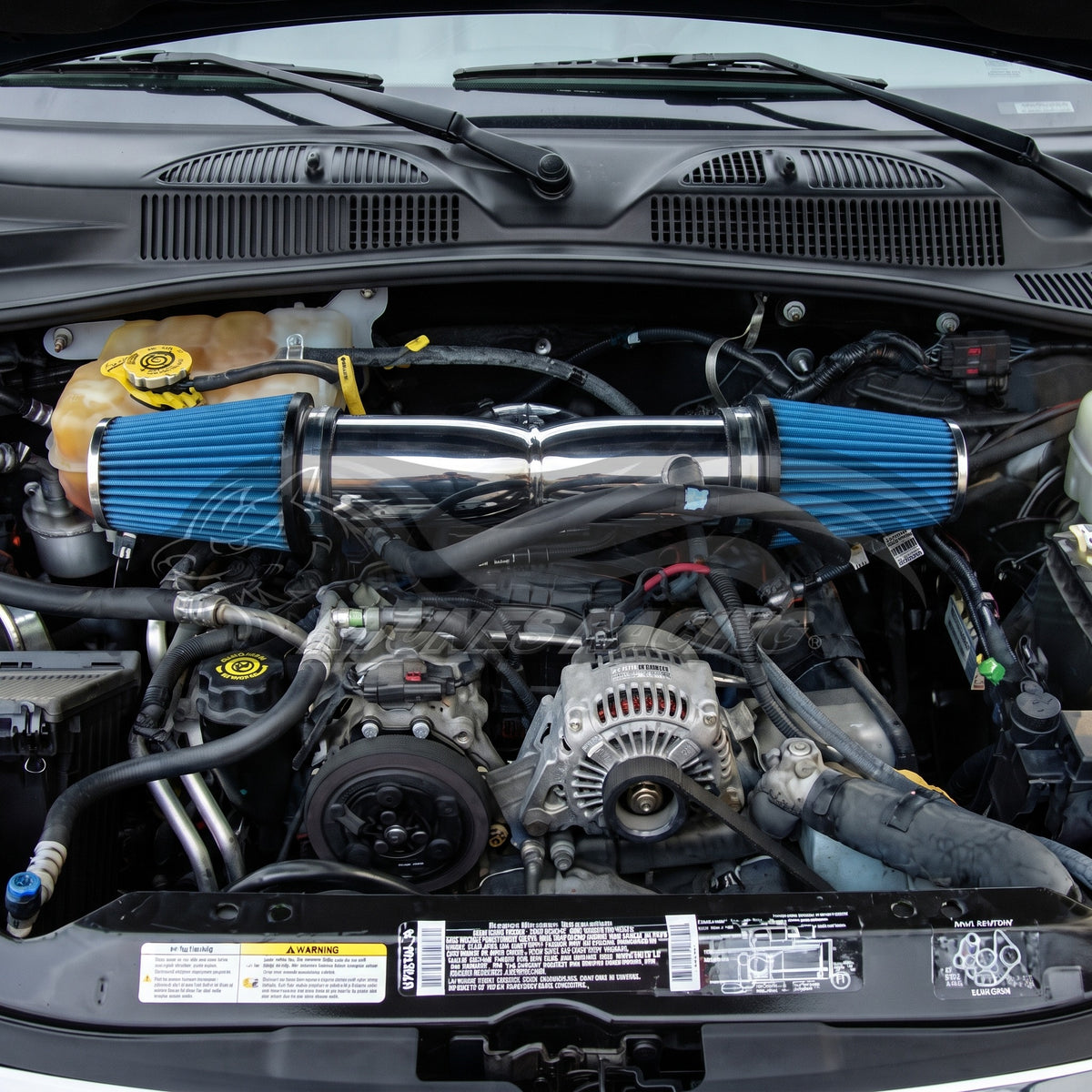 2004-2009 Dodge Durango/Dakota, 2002-2008 Ram 1500, 2004-2007 Jeep Liberty 3.7L/4.7L (Dual) Short Ram Air Intake Kit | Rtunes Racing | SI-DG-07