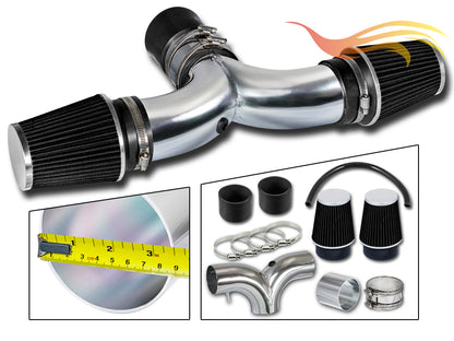 Short Ram Intake For 03-08 Dodge Ram Hemi 5.7L V8 Dual / 04-07 Dodge Durango Hemi 5.7L V8 Dual (With 2 Filters) SI-DG-09CK