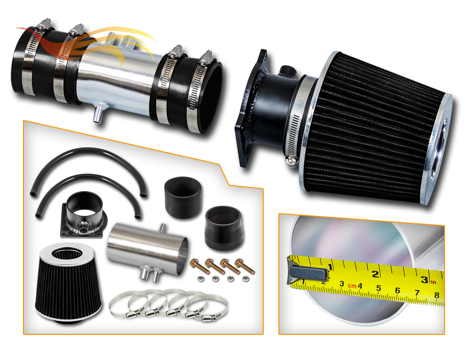 1998-2002 Mercury Cougar, 1995-2000 Ford Contour, 1998-2000 Mercury Mystique 2.5L V6 Short Ram Air Intake Kit | Rtunes Racing | SI-FD-03