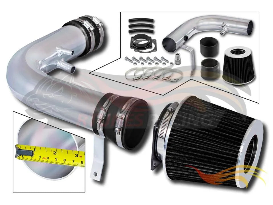 Short Ram Air Intake Kit For 1997-2003 Ford F150, Expedition V8 4.6L & 5.4L, 1997-1999 F-250 V8 5.4L | Rtunes Racing | SI-FD-04CK