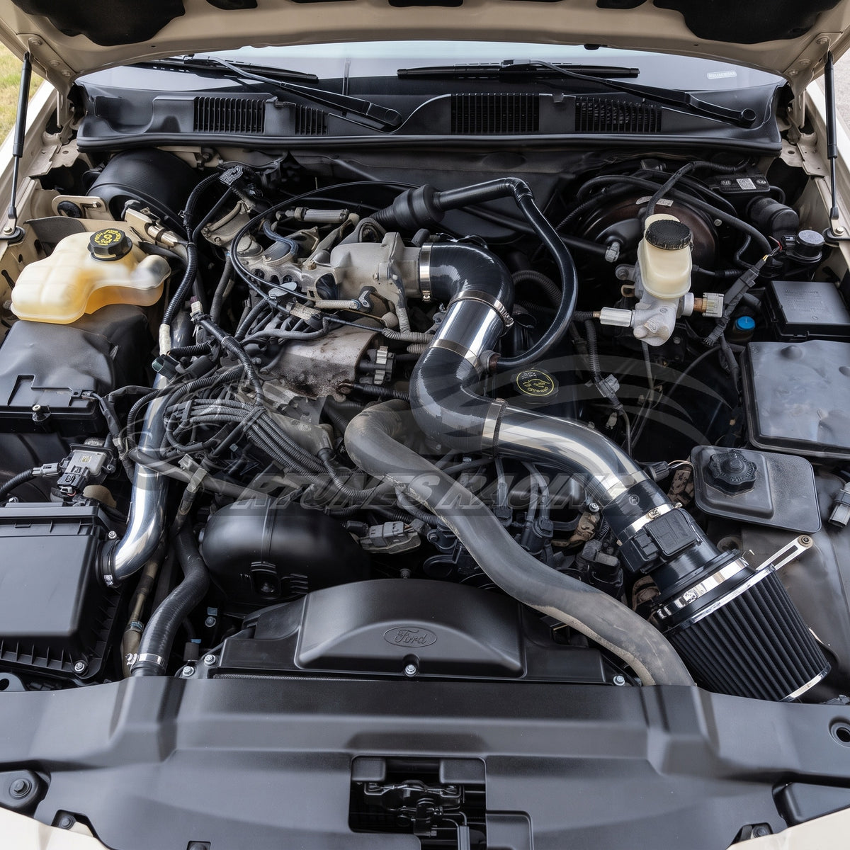 1996-2002 Ford Crown Victoria, Lincoln Town Car, Mercury Grand Marquis 4.6L V8 Short Ram Air Intake Kit | Rtunes Racing | SI-FD-09