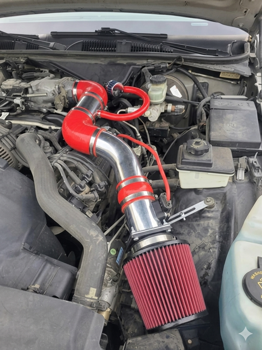 Short Ram Air Intake Kit For 1996-2002 Ford Crown Victoria 4.6L V8 | Rtunes Racing | SI-FD-09RD