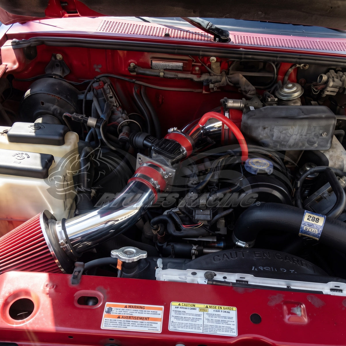 1995-1997 Ford Ranger, Mazda B2300 2.3L Short Ram Air Intake Kit | Rtunes Racing | SI-FD-13