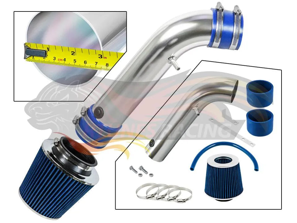 Short Ram Air Intake Kit For 1990-1997 Ford Thunderbird 3.8L V6 N/A | Rtunes Racing | SI-FD-19BL