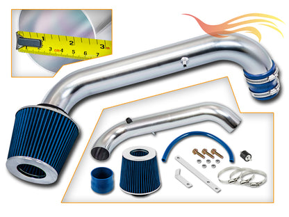 Parts included in the blue SI-HD-11 short ram intake kit for 1996-2000 Honda Civic DX/LX/CX – Rtunes Racing