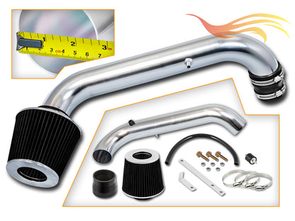 Parts included in the black SI-HD-11 short ram intake kit for 1996-2000 Honda Civic DX/LX/CX – Rtunes Racing
