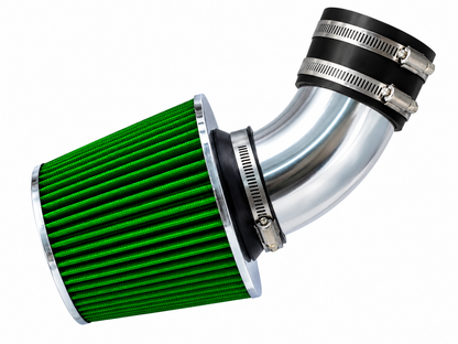 Short Ram Air Intake Kit - Polished Green