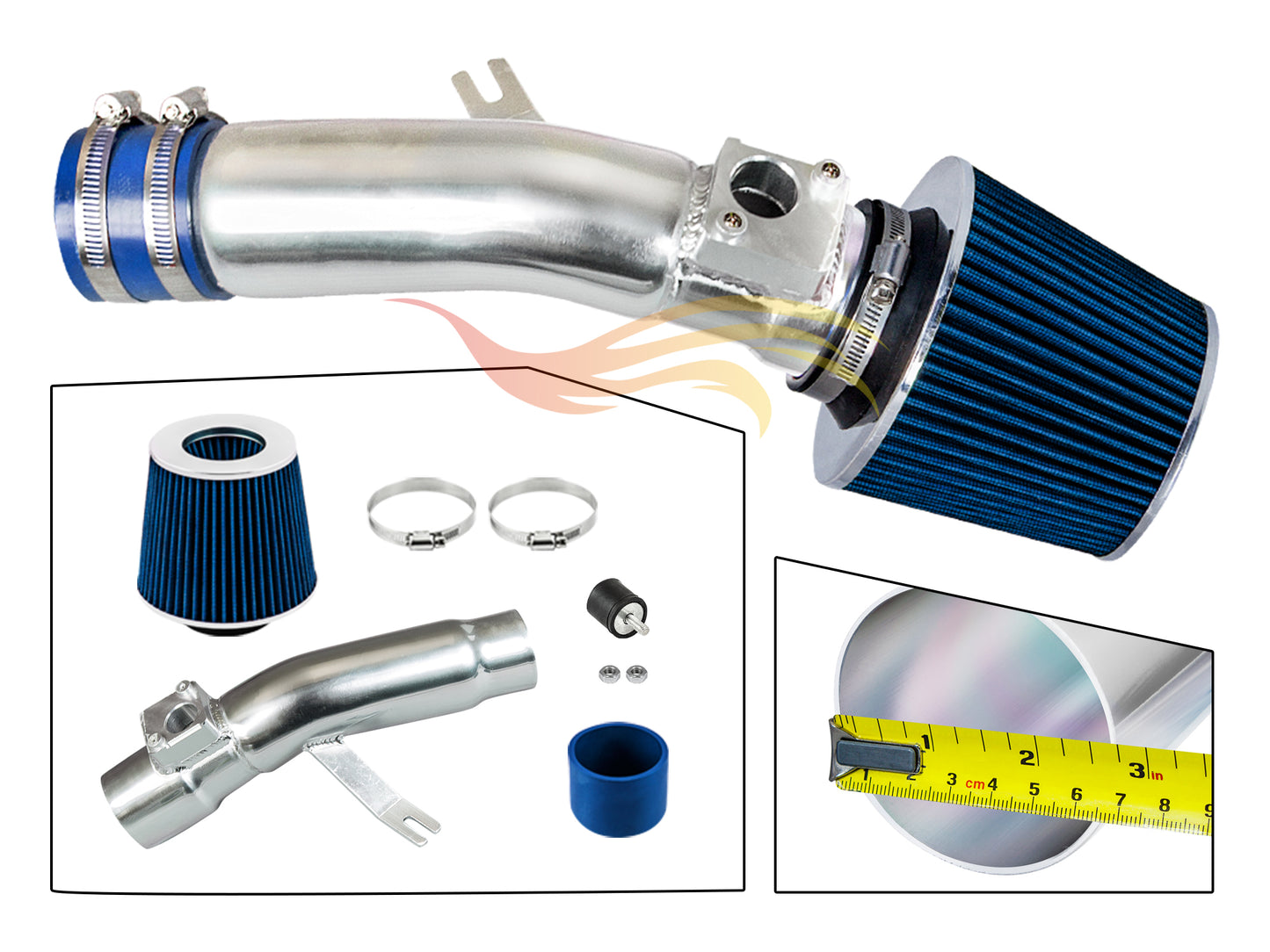 Short Ram Air Intake Kit For 2016-2021 Honda Civic 1.5L (Except Si Model) | Rtunes Racing | SI-HD-19BL