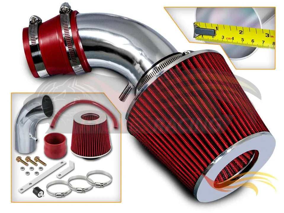 Short Ram Air Intake Kit For 2001-2005 Hyundai Accent 1.6L | Rtunes Racing | SI-HY-01RD