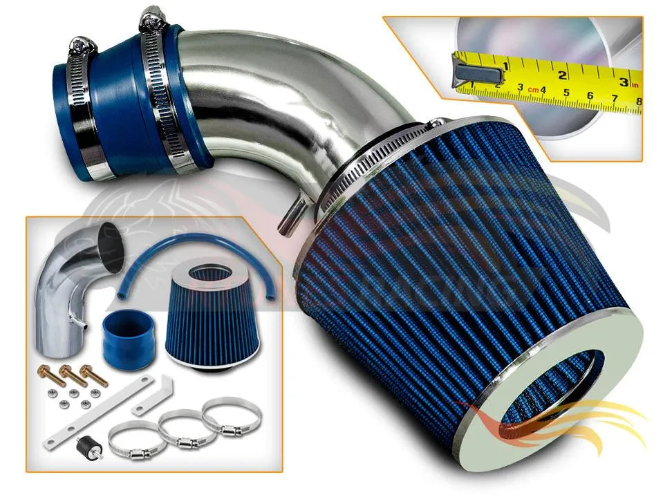 Short Ram Air Intake Kit For 2001-2003 Hyundai Elantra 2.0L | Rtunes Racing | SI-HY-02BL