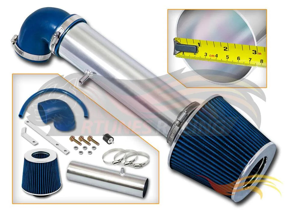 Short Ram Air Intake Kit For 1997-2004 Jeep Cherokee/Grand Cherokee/Laredo V6 4.0L | Rtunes Racing | SI-JP-03BL