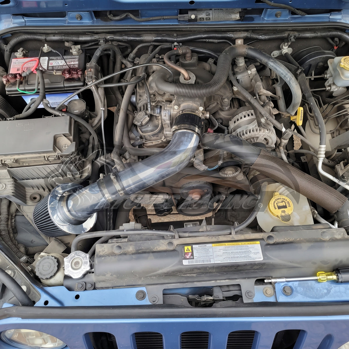 2007-2011 Jeep Wrangler 3.8 V6 Short Ram Air Intake Kit | Rtunes Racing | SI-JP-09