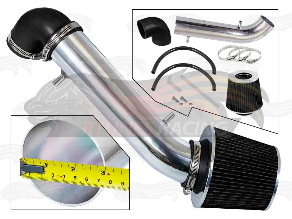 Short Ram Air Intake Kit For 1991-1995 Jeep Wrangler 2.5L L4, 4.0L V6 | Rtunes Racing | SI-JP-10CK