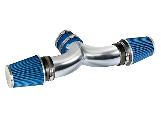 Short Ram Intake For 05-10 Jeep Grand Cherokee 5.7L V8 / 06-10 Jeep Grand Cherokee 6.1L SRT8 V8 / 06-10 Commander 5.7L V8 Dual (With 2 Filters) SI-JP-13BL