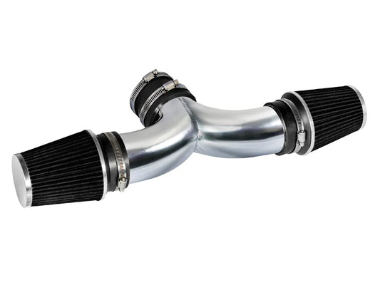 Short Ram Air Intake Kit For 2005-2010 Jeep Grand Cherokee 5.7L V8, 2006-2010 Jeep Grand Cherokee 6.1L SRT8 V8, 2006-2010 Commander 5.7L V8 Dual (With 2 Filters) | Rtunes Racing | SI-JP-13CK