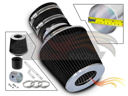 Short Ram Air Intake Kit For 1996-2001 Kia Sephia 1.6L 1.8L L4, 2002-2005 Sedona LX EX 3.5L V6, 2001-2006 Optima 2.4L I4 2.5L 2.7L V6 | Rtunes Racing | SI-KA-02CK