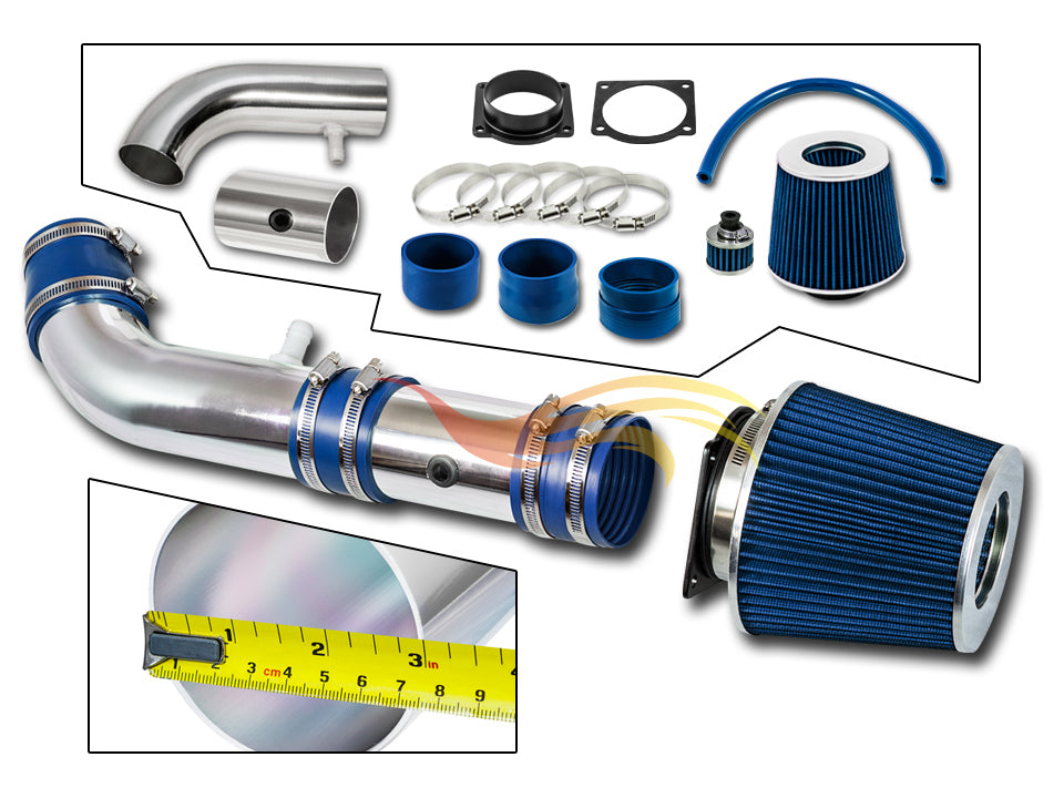 2000-2002 Lincoln LS 3.0L V6 Short Ram Air Intake Kit | Rtunes Racing | SI-LC-01