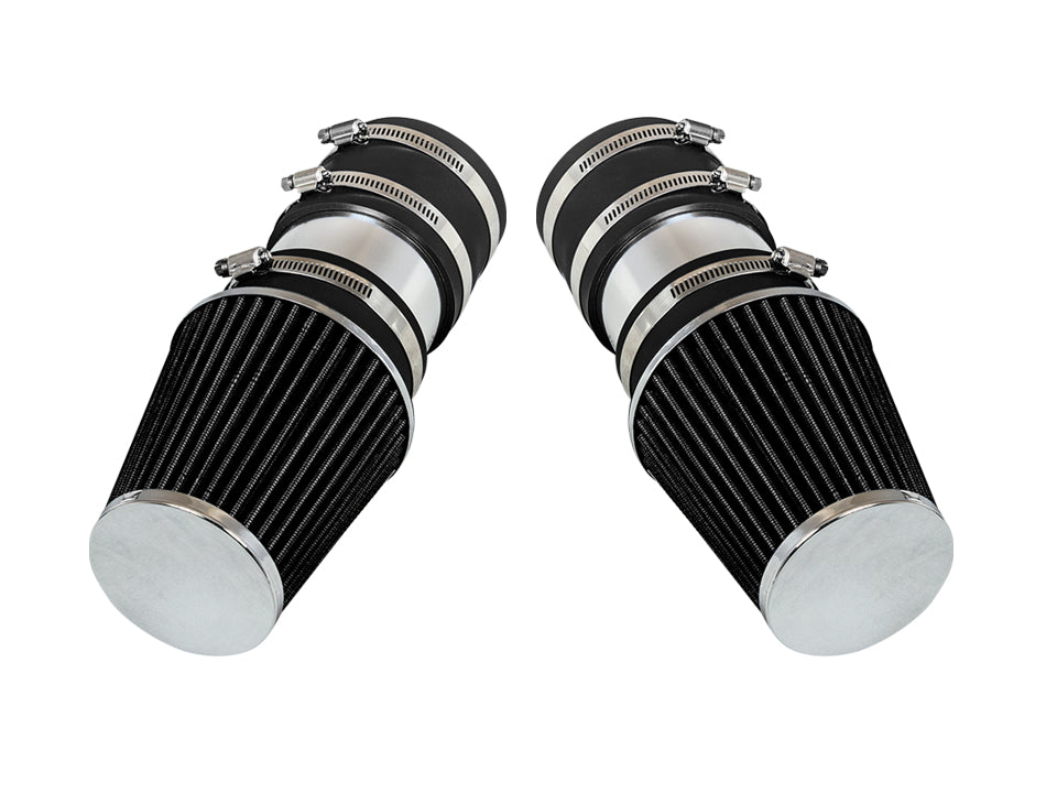 SI-MB-04 polished intake with black filter