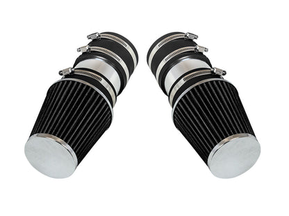 SI-MB-04 polished intake with black filter