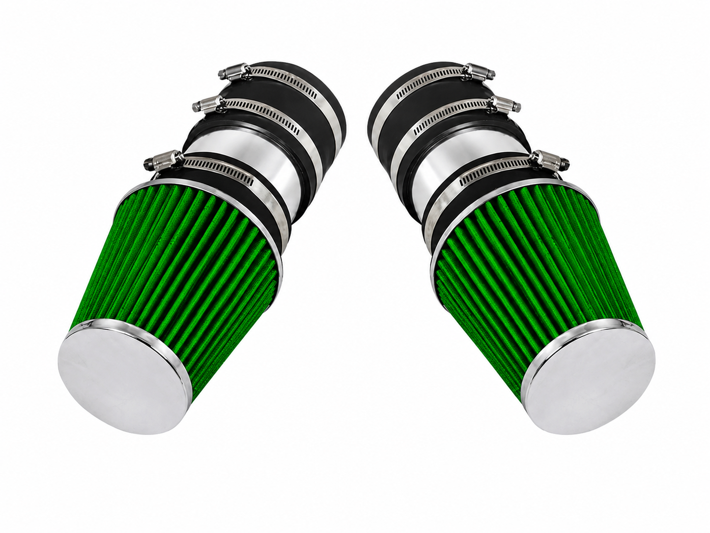 SI-MB-04 polished intake with green filter