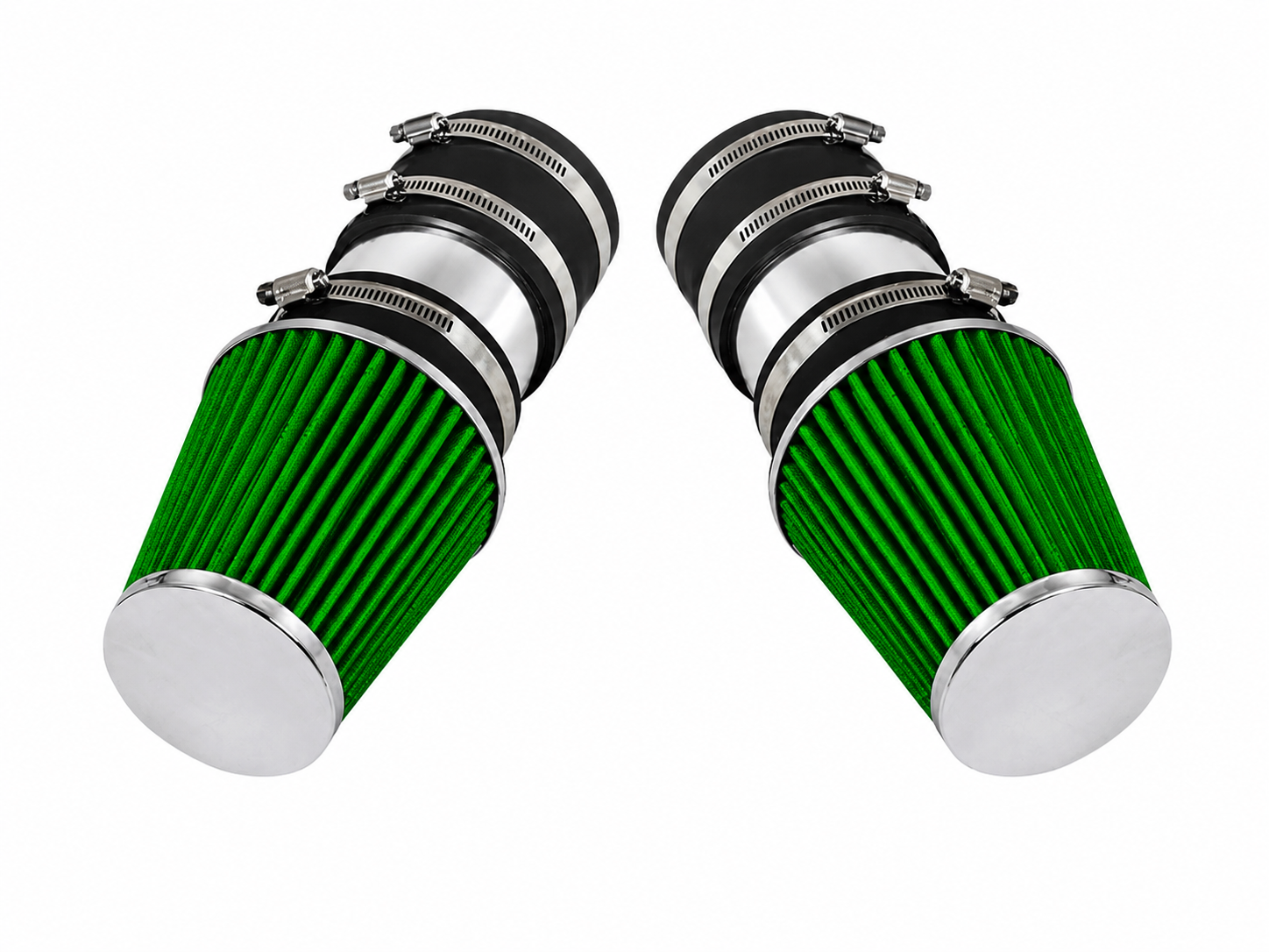 SI-MB-04 polished intake with green filter